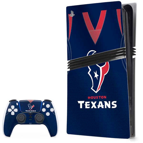 NFL Houston Texans Team Jersey PS5 Pro Bundle Skin