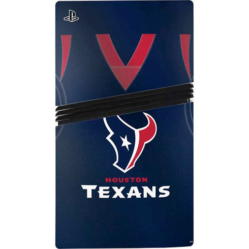 NFL Houston Texans Team Jersey PS5 Pro Console Skin