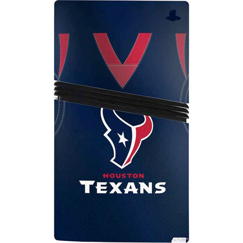 NFL Houston Texans Team Jersey PS5 Pro Console Skin