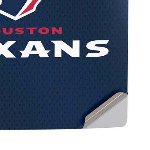 NFL Houston Texans Team Jersey PS5 Pro Disk Console Skin