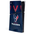 NFL Houston Texans Team Jersey PS5 Slim Digital Edition Console Skin
