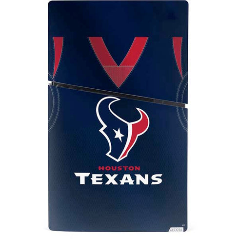 NFL Houston Texans Team Jersey PS5 Slim Digital Edition Console Skin