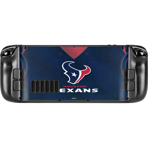 NFL Houston Texans Team Jersey Steam Deck Handheld Gaming Computer Skin