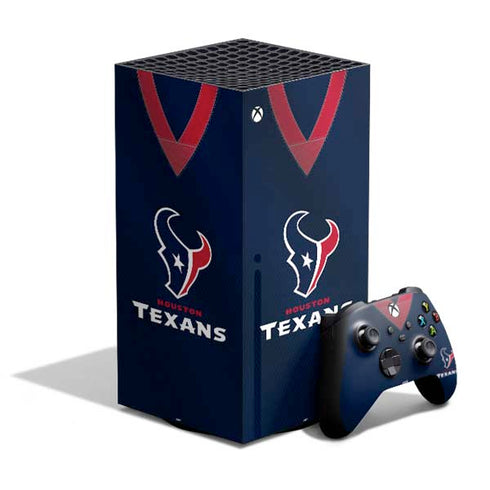 NFL Houston Texans Team Jersey XBox Series X Digital Edition Bundle Skin