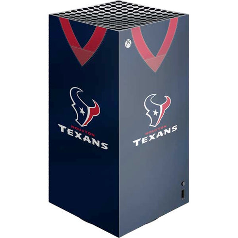 NFL Houston Texans Team Jersey XBox Series X Digital Edition Console Skin