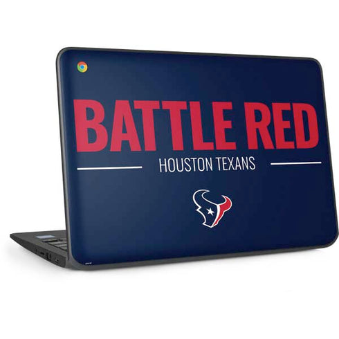 NFL Houston Texans Team Motto HP Chromebook Skin