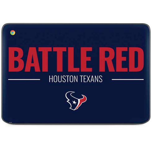 NFL Houston Texans Team Motto HP Chromebook Skin
