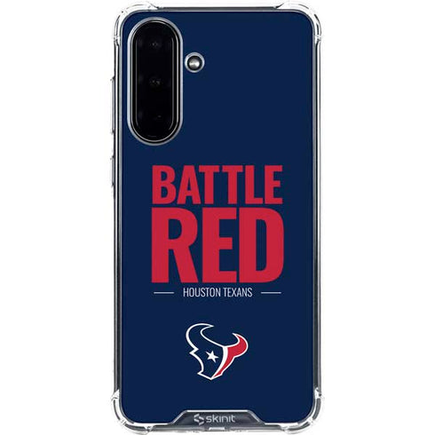 NFL Houston Texans Team Motto Galaxy A36 5G Clear Case