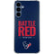 NFL Houston Texans Team Motto Galaxy A55 5G Clear Case