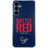 NFL Houston Texans Team Motto Galaxy A55 5G Clear Case