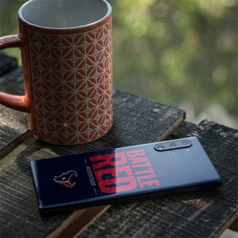 NFL Houston Texans Team Motto Galaxy Note 10 Plus Skin
