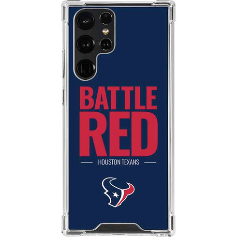 NFL Houston Texans Team Motto Galaxy S23 Ultra Clear Case