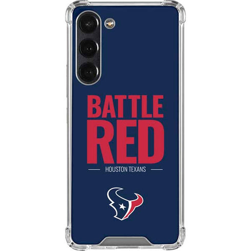 NFL Houston Texans Team Motto Galaxy S24 FE Clear Case