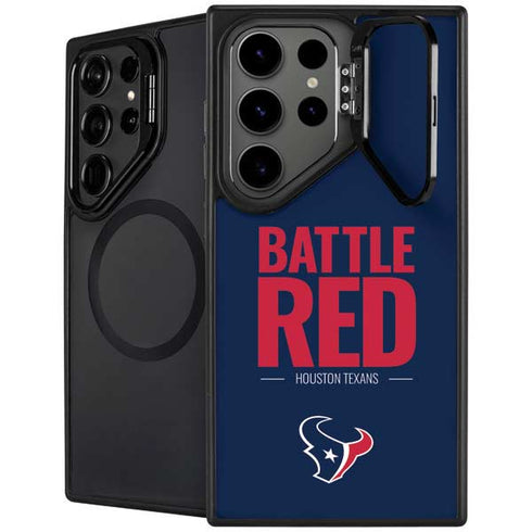 NFL Houston Texans Team Motto Galaxy S25 Ultra Kickstand Case