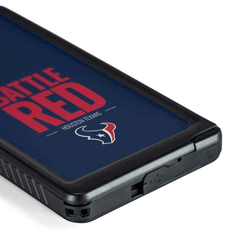 NFL Houston Texans Team Motto Galaxy S24 Ultra Waterproof Case