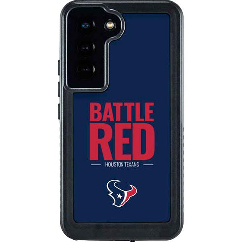 NFL Houston Texans Team Motto Galaxy S24 Waterproof Case