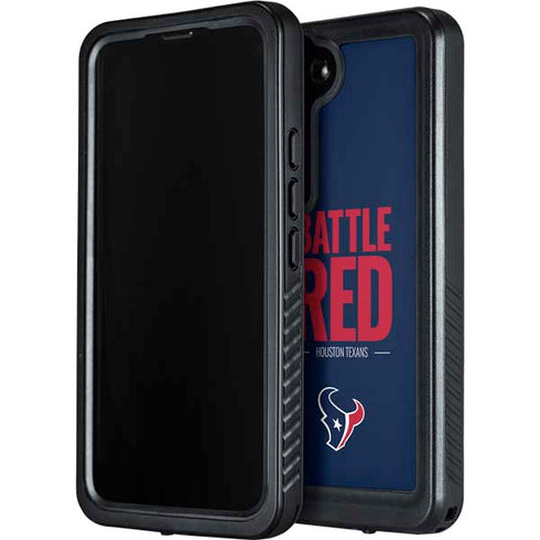 NFL Houston Texans Team Motto Galaxy S24 Waterproof Case