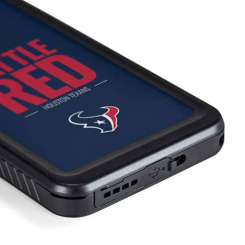 NFL Houston Texans Team Motto Galaxy S24 Waterproof Case