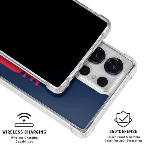 NFL Houston Texans Team Motto Galaxy S25 Ultra Clear Case