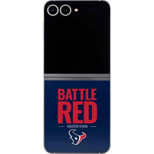 NFL Houston Texans Team Motto Galaxy Z Flip6 Skin