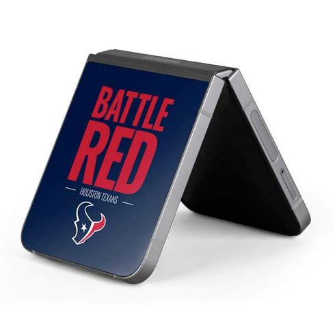 NFL Houston Texans Team Motto Galaxy Z Flip6 Skin
