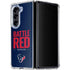 NFL Houston Texans Team Motto Galaxy Z Fold5 5G Clear Case