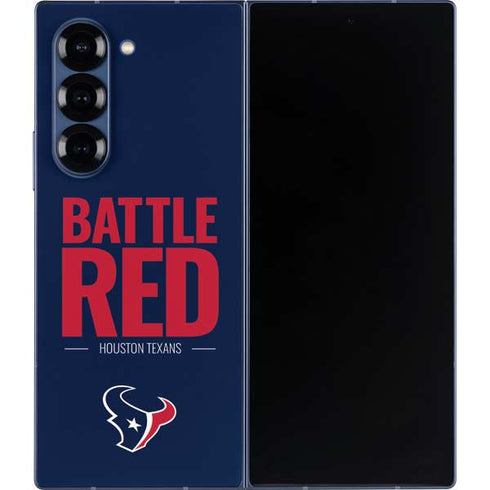 NFL Houston Texans Team Motto Galaxy Z Fold6 Skin