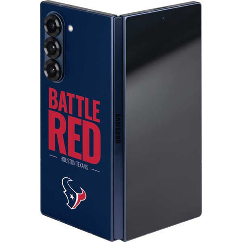 NFL Houston Texans Team Motto Galaxy Z Fold6 Skin