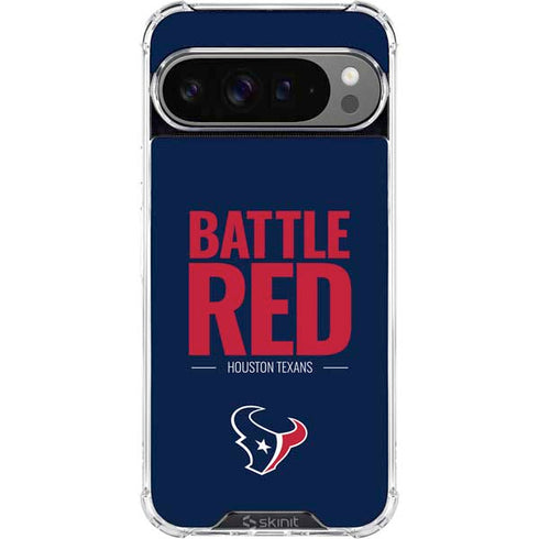 NFL Houston Texans Team Motto Google Pixel 10 Pro XL Clear Case