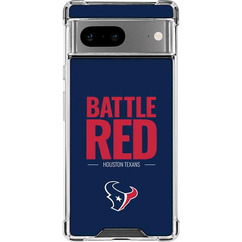 NFL Houston Texans Team Motto Google Pixel 8a Clear Case
