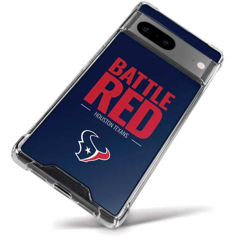 NFL Houston Texans Team Motto Google Pixel 8a Clear Case