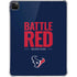 NFL Houston Texans Team Motto iPad Pro 11in (2024) Clear Case