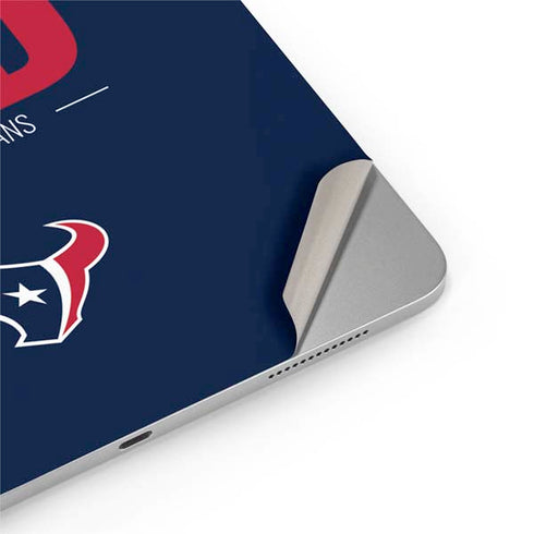 NFL Houston Texans Team Motto iPad Pro 13in M4 (2024) Skin