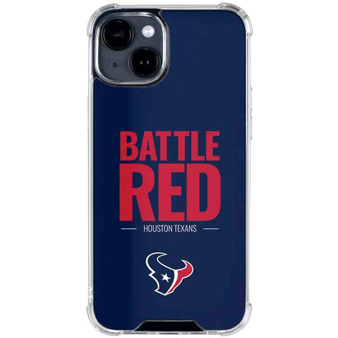 NFL Houston Texans Team Motto iPhone 15 Clear Case