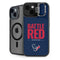 NFL Houston Texans Team Motto iPhone 15 Kickstand Case