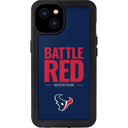 NFL Houston Texans Team Motto iPhone 15 Plus Waterproof Case