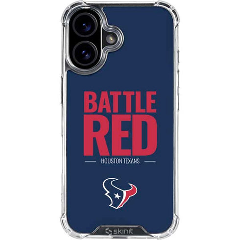 NFL Houston Texans Team Motto iPhone 16 Clear Case