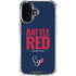 NFL Houston Texans Team Motto iPhone 16 Plus Clear Case