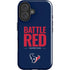 NFL Houston Texans Team Motto iPhone 16 Plus Impact Case