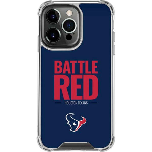 NFL Houston Texans Team Motto iPhone 16 Pro Max Clear Case