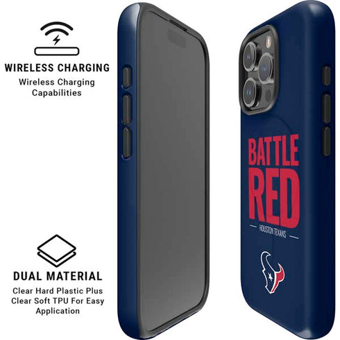 NFL Houston Texans Team Motto iPhone 16 Pro Max Magsafe Impact Case