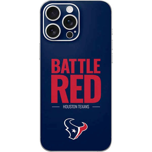 NFL Houston Texans Team Motto iPhone 16 Pro Max Skin