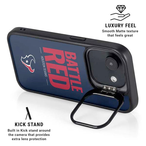 NFL Houston Texans Team Motto iPhone 16e Kickstand Case
