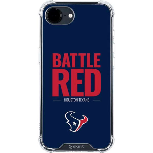 NFL Houston Texans Team Motto iPhone 16e Clear Case