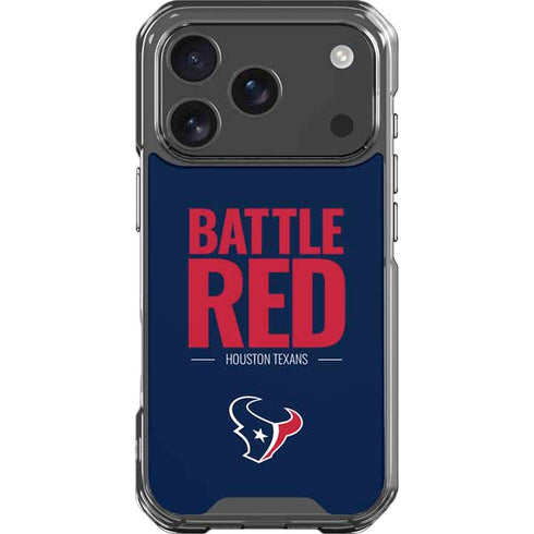 NFL Houston Texans Team Motto iPhone 18 Pro Clear Case