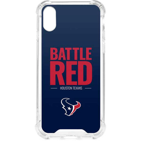 NFL Houston Texans Team Motto iPhone XS Clear Case