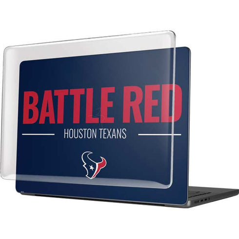NFL Houston Texans Team Motto MacBook Pro 14in (2021-24) Case plus Skin