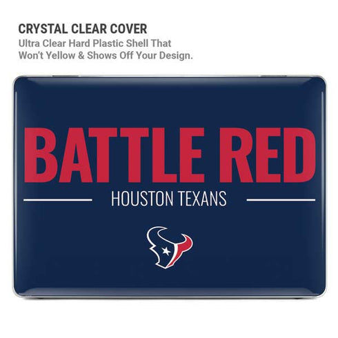 NFL Houston Texans Team Motto MacBook Pro 14in (2021-24) Case plus Skin