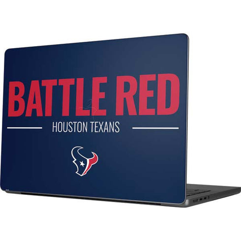 NFL Houston Texans Team Motto Apple MacBook Pro 14-inch Skin