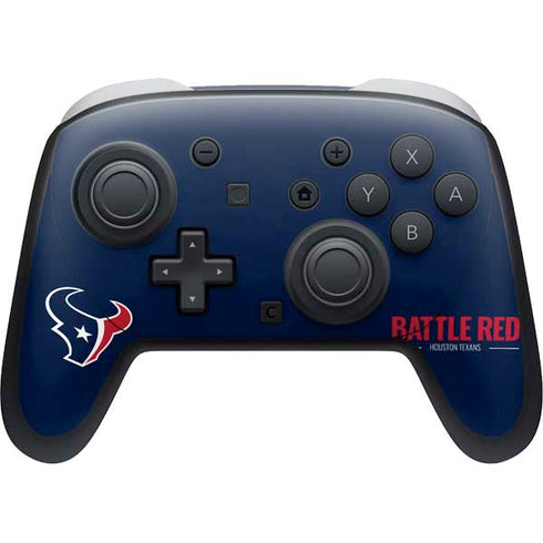 NFL Houston Texans Team Motto Nintendo Skins